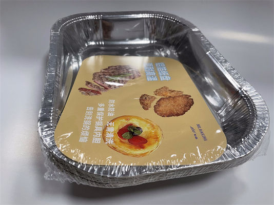 Płytki do jedzenia aluminiowe odporne na ciepło