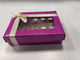 Magnetyczne zamknięcie Macaron Box Purple Eco Friendly Macaron Packaging